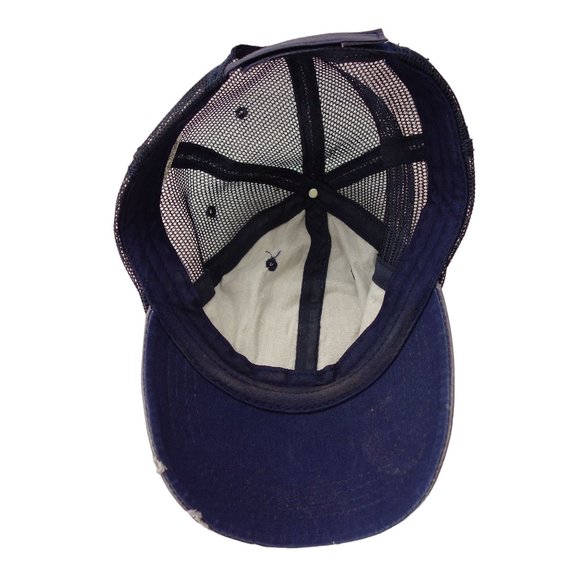 UT Vols Womens Distressed Blue Baseball Hat Cap Mesh Back Adjustable Strapback - Picture 8 of 9